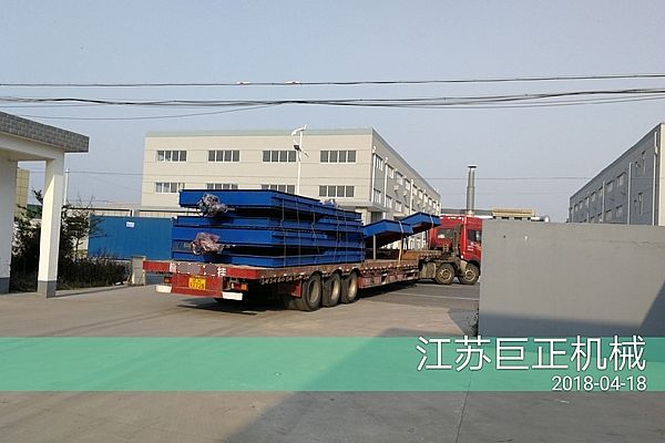 方形擋板門（寬11M）完工，發(fā)貨了